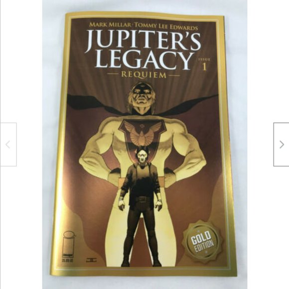 Jupiter's Legacy Requiem #1 Image Comic Retailer Gold Foil Variant Cover 2021 - Picture 3 of 3